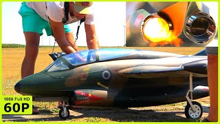 STUNNING AND LOUD TURBINE ROCKWELL T2E BUCKEYE JET FLIGHT DEMONSTRATION  FLAMMING TURBINE [upl. by Aihsemak]