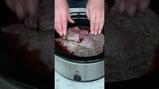 The Easiest Slow Cooker Pulled Pork Youll Ever Make [upl. by Arayt83]