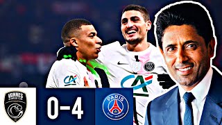 PSG  VANNES 40  NASSER RÉAGIT 😂😂😂😂😂 [upl. by Ailaza]