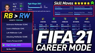 ALL FIFA 21 CAREER MODE FEATURES EXPLAINED  POSITION TRAINING IS AMAZING [upl. by Neiv]