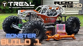 Axial Ryft Upgrades  Monster Treal Parts Build 4WS Tekin ROC412HD 1800KV EP 1 [upl. by Haidabo]