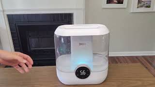 Dreo 6L Humidifiers for Bedroom Quiet Supersized Cool Mist Ultrasonic Humidifier Review [upl. by Asare457]