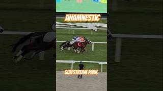 FloridaBred Anamnestic and Paco López prevail in the 11th race GulfstreamPark SunshineMeet [upl. by Mylander]