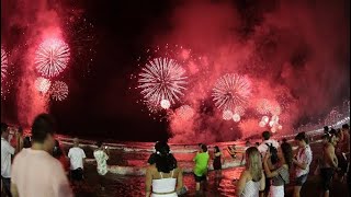 Balneário Camboriú Queima de Fogos Réveillon 2022  2023 Hoje balneariocamboriu [upl. by Merrell]