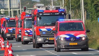 Peloton Zeer Grote brand verwoest woningen in Haarlem  Brandweer met spoed onderweg [upl. by Anerbes864]