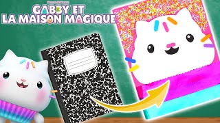 Emmène Ptichou à lécole  Fabrique ton propre carnet Gabbychat   GABBY ET LA MAISON MAGIQUE [upl. by Gilba]