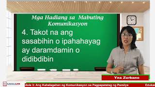 GRADE 8 ESP Q1  W5 ANG KAHALAGAHAN NG KOMUNIKASYON SA PAGPAPATATAG NG PAMILYA PART 1 [upl. by Airbmat]