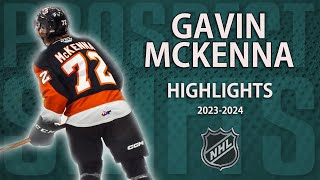 Gavin McKenna  202324 Highlights  2026 NHL Draft [upl. by Letty]