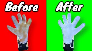 How To Clean Your Goalkeeper Gloves  Goalkeeper Tips  Goalie Cloves wash  How To Wash GK Gloves [upl. by Goat]