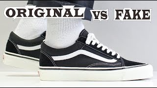 Vans Old Skool 36 DX Anaheim Factory Black Original amp Fake [upl. by Flinn]