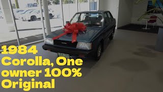 1984 Corolla Original Condition  Honda and Toyota Prices Melbourne Australia [upl. by Anaet]