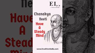 Chanakya Neeti Snippet11  Have A Steady Mind chanakyaneeti [upl. by Lyrrehs]