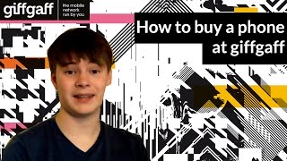 How to buy a phone  tutorial  giffgaff [upl. by Conyers]