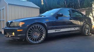 Bmw 325i wheels Rotiform Buc [upl. by Eentruok]