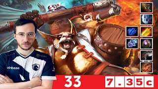 DOTA 2 Liquid33 the BREWMASTER OFFLANE 735c [upl. by Ttirb]