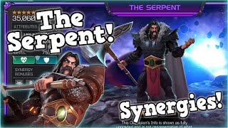 The Serpent Synergies and Tags First Look  Marvel Contest of Champions [upl. by Wayolle675]