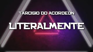 PLAYBACK  LITERALMENTE  TARCISIO DO ACORDEON KARAOKÊ [upl. by Ayotahc660]