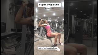 Day 10 Sculpt the Chest Back amp Shoulders fitnesschallenge [upl. by Uella]