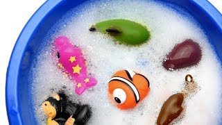 Learn Sea Animal and Wild Zoo Animals Names Education Video Toys For Kids [upl. by Eramal]