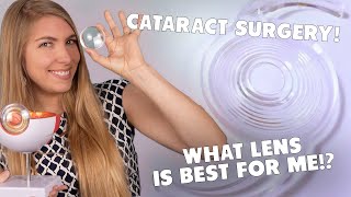 No Glasses After Cataract Surgery Lens Implant Options Explained [upl. by Cairns278]