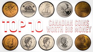 Top 10 Most Valuable Coins in Circulation  Rare Pennies Nickels Dimes amp Quarters Worth Money [upl. by Eiralc]