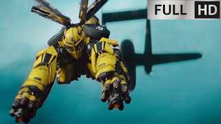 TRANSFORMERS RISE OF THE BEASTS  bumblebee Comeback fight scene HD [upl. by Namyac709]