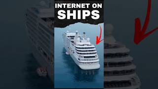 How Cruise Ships Provide Internet at Sea trending video facts internet shorts sea views sky [upl. by Larrej572]