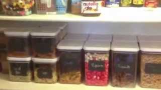 How I Organize My Pantry with OXO Containers [upl. by Sidra]