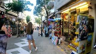 🇬🇷 Agios Nikolaos Crete and Voulisma Beach  Sunset Walk Tour [upl. by Brasca9]