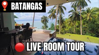 OAW is live Room Tour at Pool Suite of Nonis Resort Batangas Philippimes  Replay [upl. by Dnalrah]