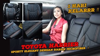 Toyota Harrier Modifikasi Terbaik Bahan Microfiber ⁉️ classic 1 interior [upl. by Aicinoid24]