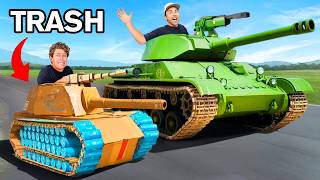 Build a Tank With Trash Win 1000 ft Mark Rober [upl. by Shandy]