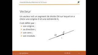 Mécanique Rationnelle Programme et Chapitre 1  Rappels mathématiques [upl. by Tades651]