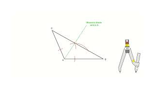BISECTRICES EN UN TRIÁNGULO OBTUSÁNGULO [upl. by Lange]