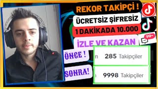 1 Dakikada 10000 Tiktok Takipçi Arttırma Hilesi  Ücretsiz Bedava Tiktok Takipçi Hilesi 2024 [upl. by Drahsar606]