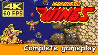 Legendary Wings Arcade Full game complete 🕹️ No deaths  All secrets  4K 60fps [upl. by Anitnamaid]