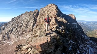 Crossing the Cat Walk on Mount Eolus [upl. by Afnin]