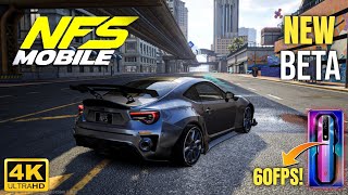 NEED FOR SPEED MOBILE NEW BETA IS HERE Gameplay on Android MAXGRAPHICS 4K [upl. by Tom823]