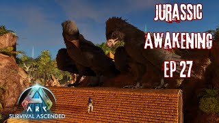 Finding a BIG man Ark Ascended Jurassic Awakening Mod Solo Gameplay Ep 27 [upl. by Adnohsirk]