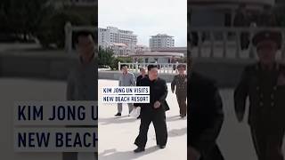 DPRK leader visits new beach resort [upl. by Eirallih685]