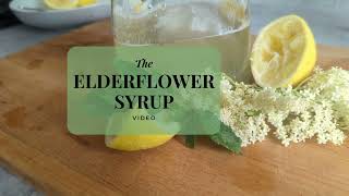 Elderflower Syrup Recipe  Homemade Liquid Sunshine [upl. by Notsirk]