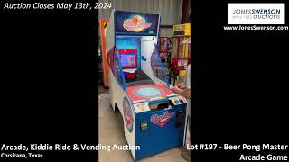 Lot 197  Beer Pong Master Arcade Game [upl. by Adias]