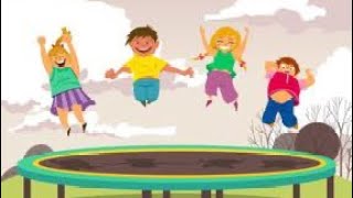 Aira and Avi got Trampoline  Video for Kids and Toddlers [upl. by Narag120]