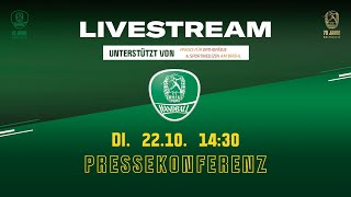 Pressekonferenz vor dem Spiel SC DHfK Leipzig gegen die MT Melsungen [upl. by Nomde]