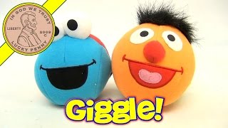 Sesame Street Bert amp Ernie Elmo amp Cookie Monster Giggle Balls [upl. by Adabelle795]