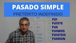 Pasado simple en español  Pretérito indefinido [upl. by Glaab]