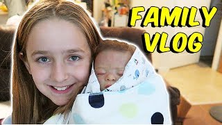 Getting Reborn Baby Ready Madison Goes Mall Shopping Adventure VLOG [upl. by Mylan]