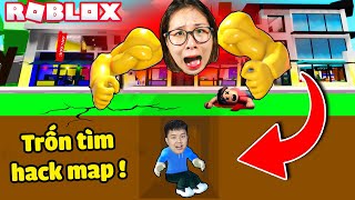 Trốn tìm hack map troll quỷ đầu to phá hủy mọi thứ để bắt người trốn  bqThanh Trốn Siêu Kỹ Ốc Thua [upl. by Ellehc103]