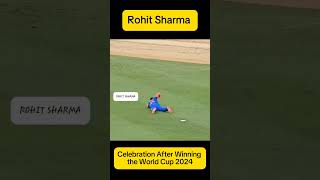 Rohit Sharma Celebration after Winning the World Cup Final 2024 [upl. by Itnahsa]