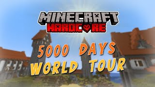 I Survived 5000 Days in HARDCORE Minecraft  World Tour [upl. by Angle]